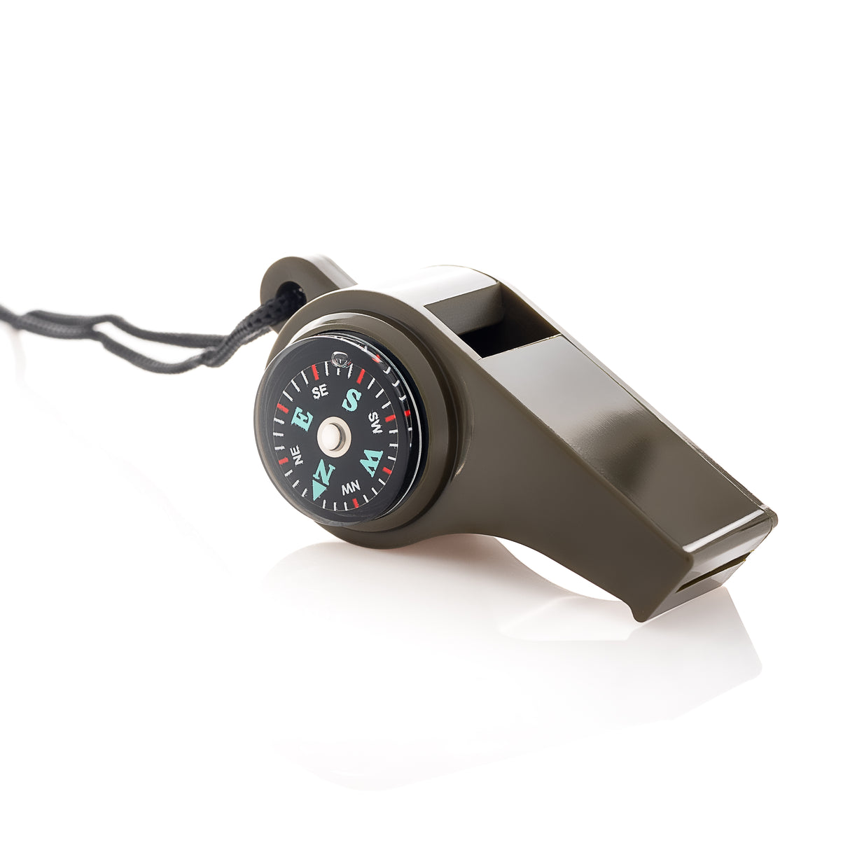 Fluier Apărare Supraviețuire • 3 în 1 (Fluier, Termometru, Busolă)