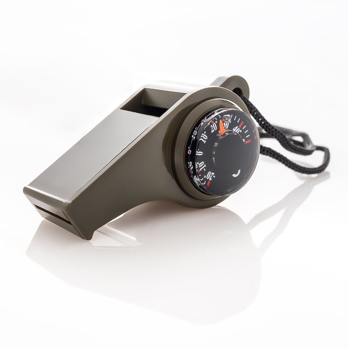 Fluier Apărare Supraviețuire • 3 în 1 (Fluier, Termometru, Busolă)