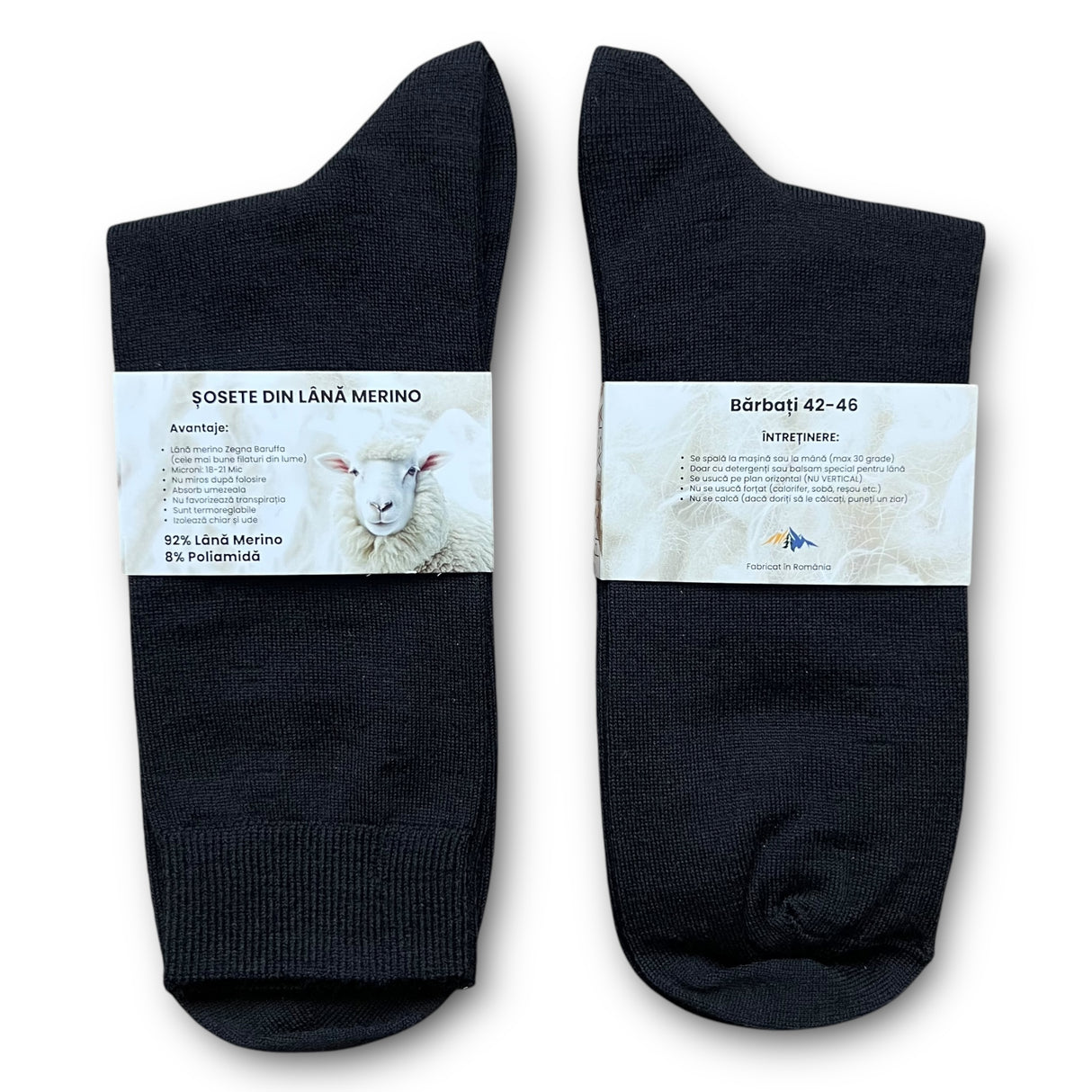 Șosete +90% Lână Merino Extrafină