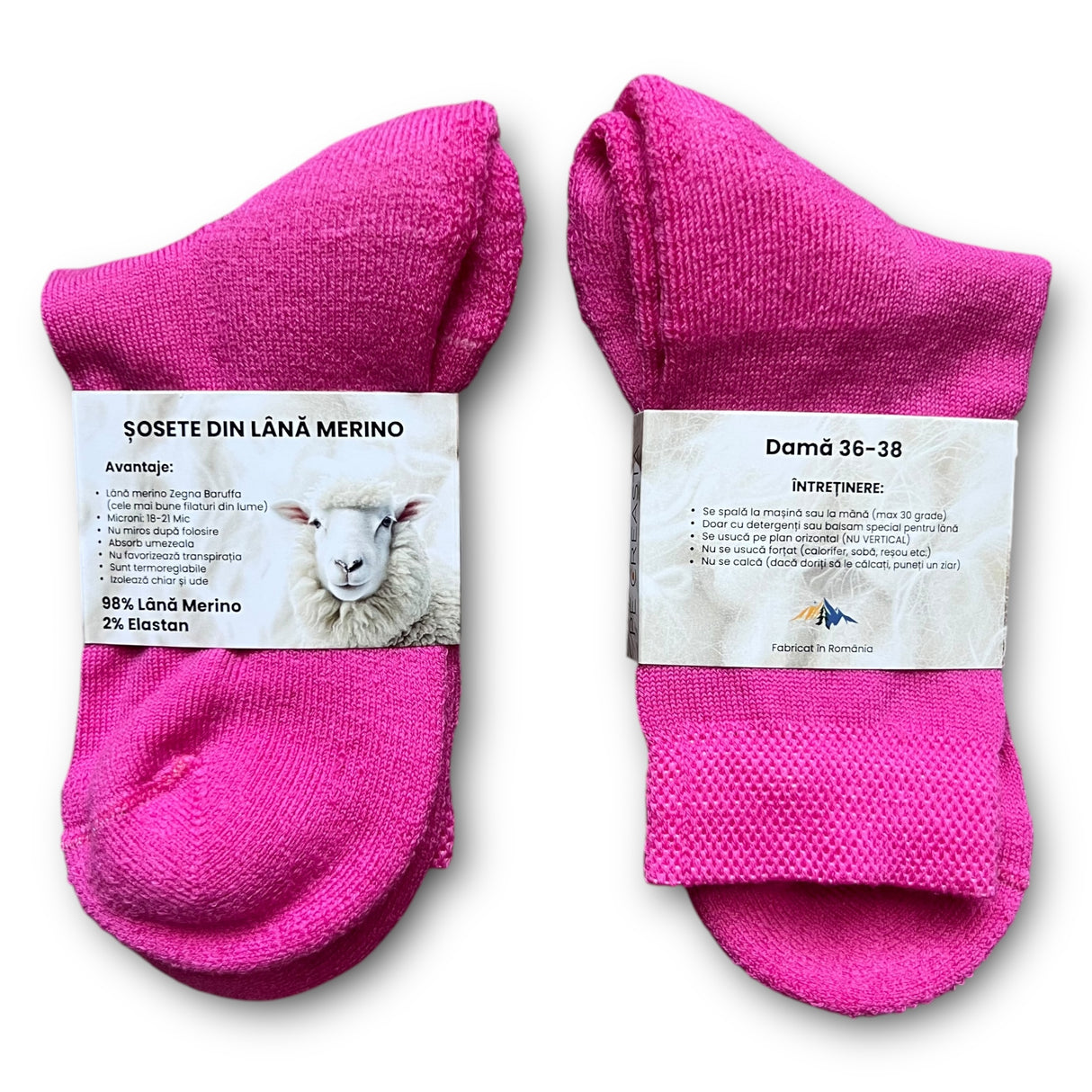 Șosete +90% Lână Merino Extrafină