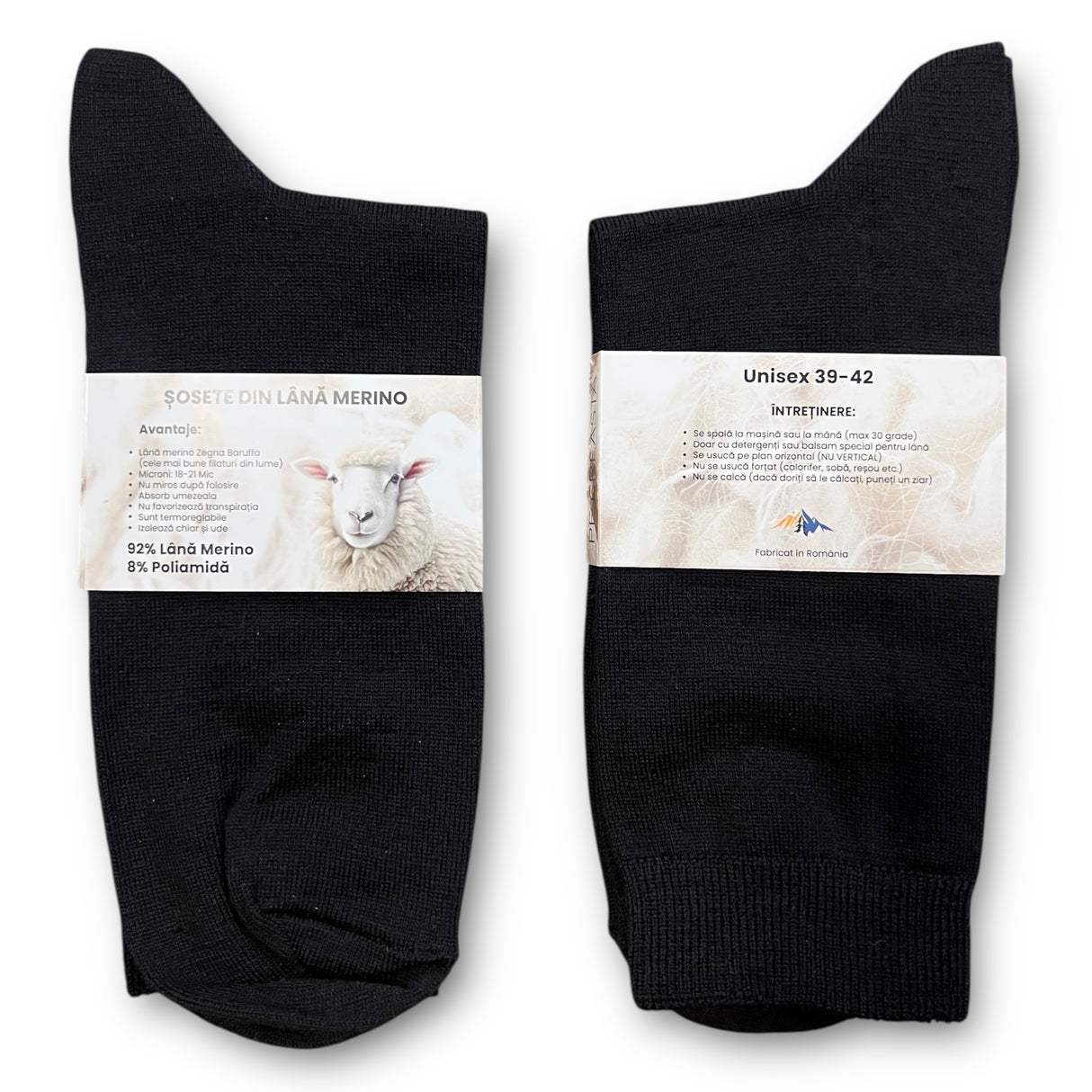 Șosete +90% Lână Merino Extrafină