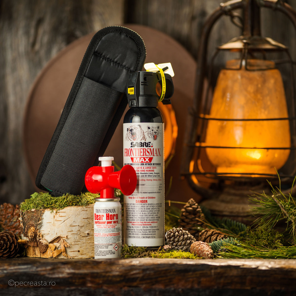 Set Protecție Urs SABRE (Spray + Husă + Alarmă)