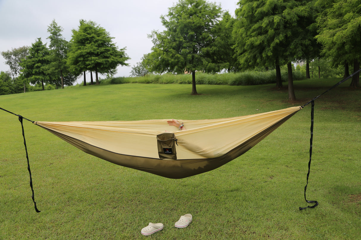 Hamac Profesional Pe Creastă • 1-2 Persoane • Material Ripstop 70D Parachute Nylon