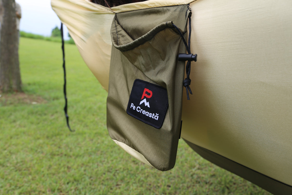 Hamac Profesional Pe Creastă • 1-2 Persoane • Material Ripstop 70D Parachute Nylon