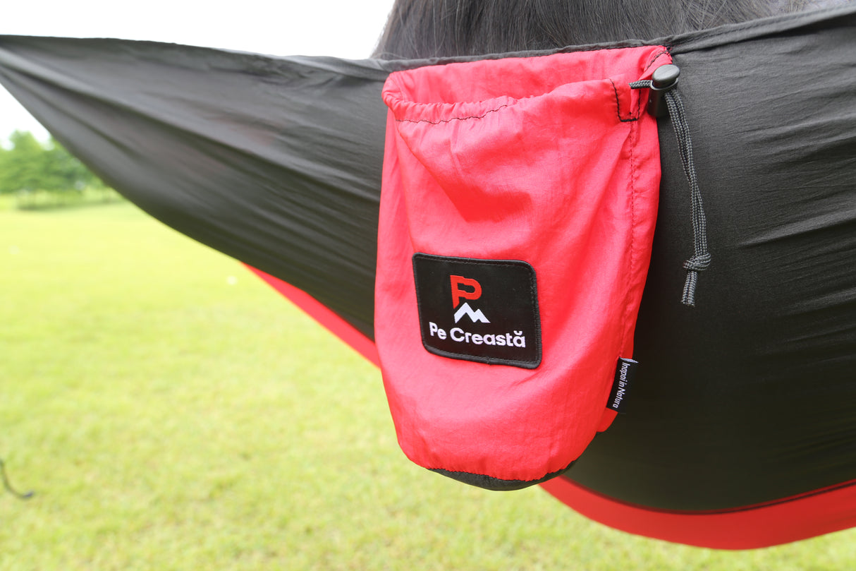 Hamac Profesional Pe Creastă • 1-2 Persoane • Material Ripstop 70D Parachute Nylon